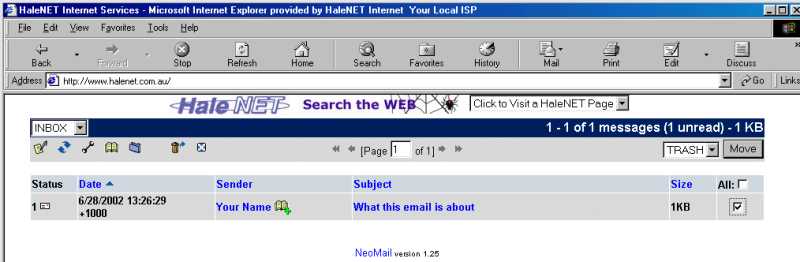 Halenet Webmail Images